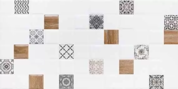Плитка настенная LB-Ceramics Астрид Декор белый 1