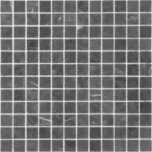 Мозаика LeeDo - Pietrine Nero Oriente матовая 29,8x29,8x0,4 см (чип 23x23x4 мм) (Nero Oriente MAT 23x23x4)
