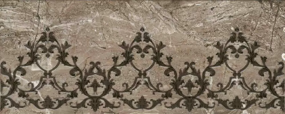 Декор настенный Kutahya Seramik Talya Brown Luks Decor Rektifiye