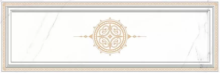 Декор настенный Alma Ceramica Antares Белый Д80