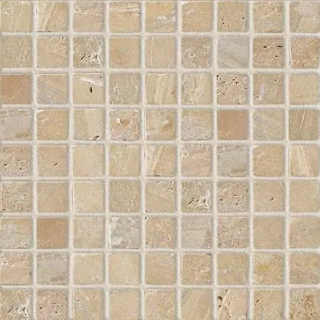Мозаика Colori Viva Travertino Mos.Nat. Golden Travertin 2.5x2.5