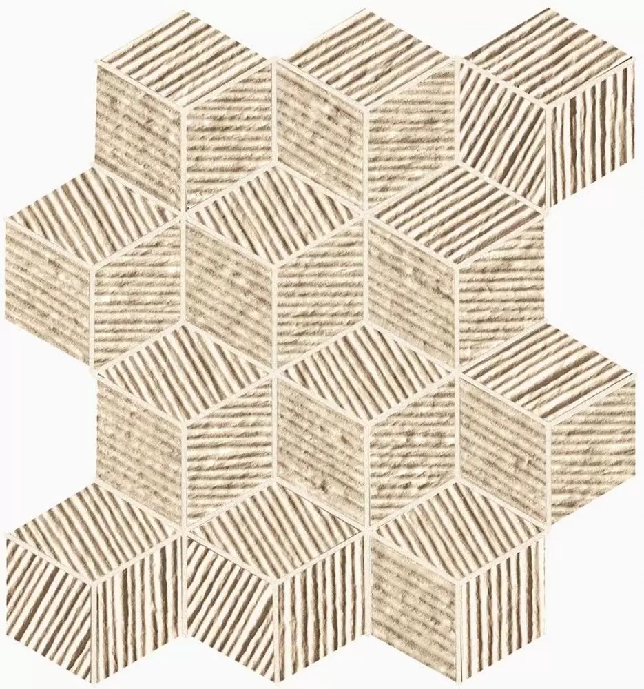 Мозаика FAP Ceramiche Lumina Glam Almond Cube Mosaico
