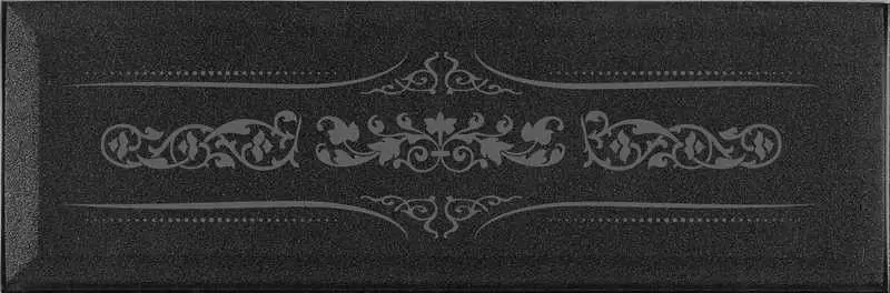 Декор настенный Absolut Keramika Glass Decor Versalles Black Silver