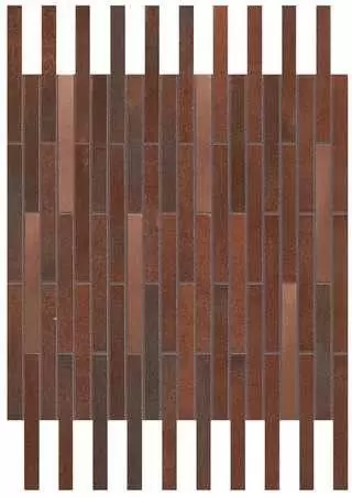 Мозаика Atlas Concorde Italy Blaze Corten Mosaico Twin 29,4х36,1