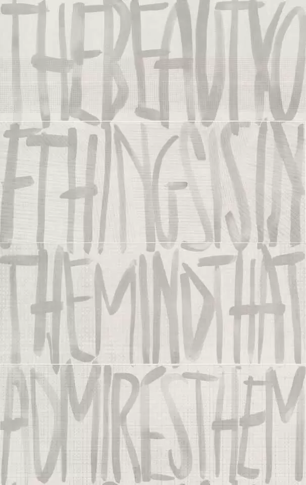 Плитка настенная ABK Papier Comp. Lettering Corda