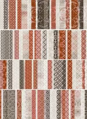 Панно настенное Arcana Aquarelle Vitrail-4 Rosso Turquesa