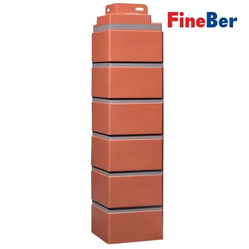 Наружный угол FineBer STANDART Кирпич облицовочный керамический