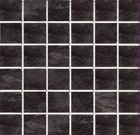 Мозаика Rex Ceramiche Ardoise Mosaico Noir Grip