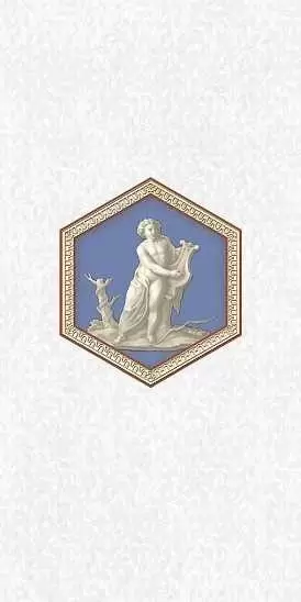 Декор настенный Ceramique Imperiale Рафаэлевский Вставка синяя 3