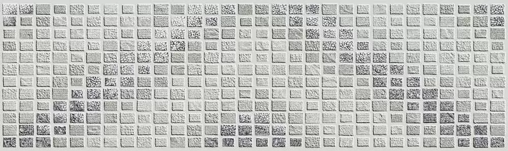Плитка настенная Ibero Elevation Grey Decor Acustic Grey Rect-Bis B112