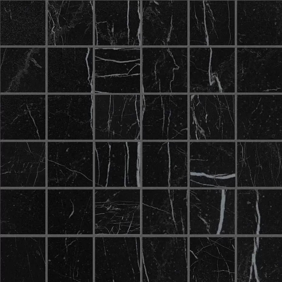 Мозаика FAP Ceramiche Roma Diamond Nero Reale Gres Macromos.