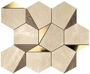 Мозаика Atlas Concorde Italy Marvel Edge Gold Hex Sable-Brown