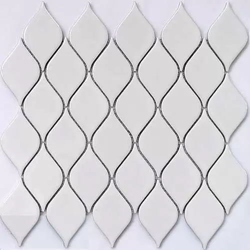 Мозаика Bonaparte Керамическая мозаика Melany White glossy 26.4x28
