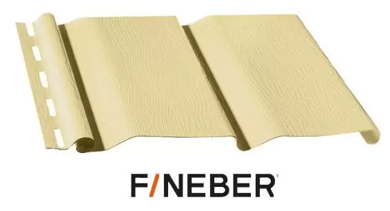 Сайдинг виниловый FineBer Standart Classic Color Кремовый
