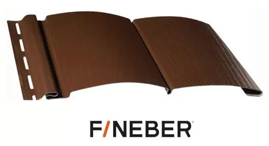 Сайдинг виниловый FineBer BlockHouse Extra Acrylic Могано