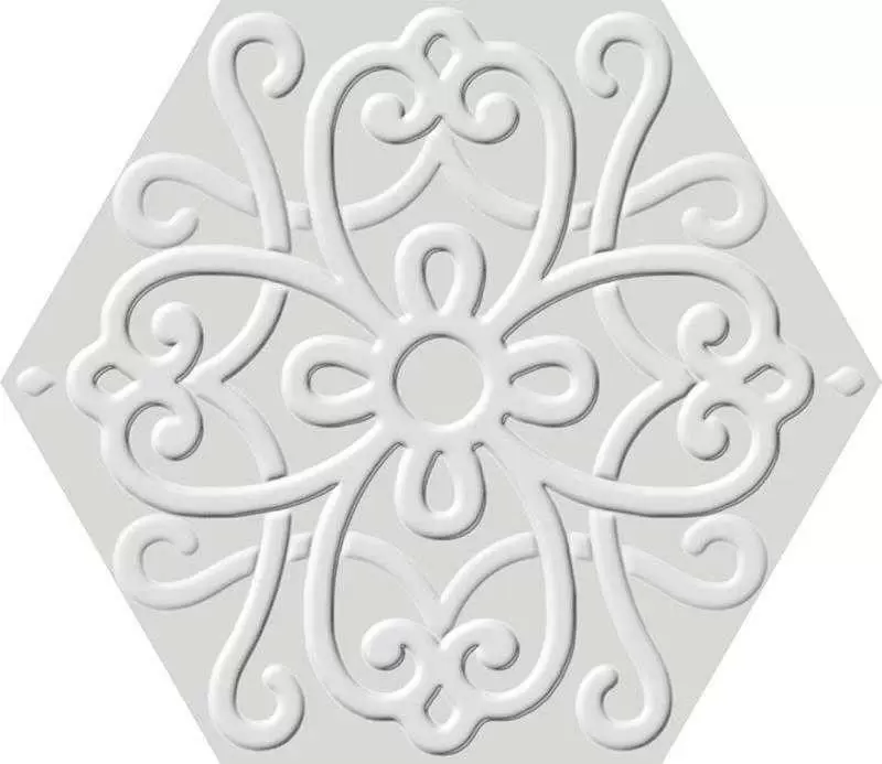 Керамогранит ITT Ceramic Flora Hexa White