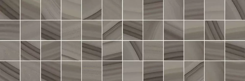 Декор настенный Laparet Agat Мозаичный кофейный