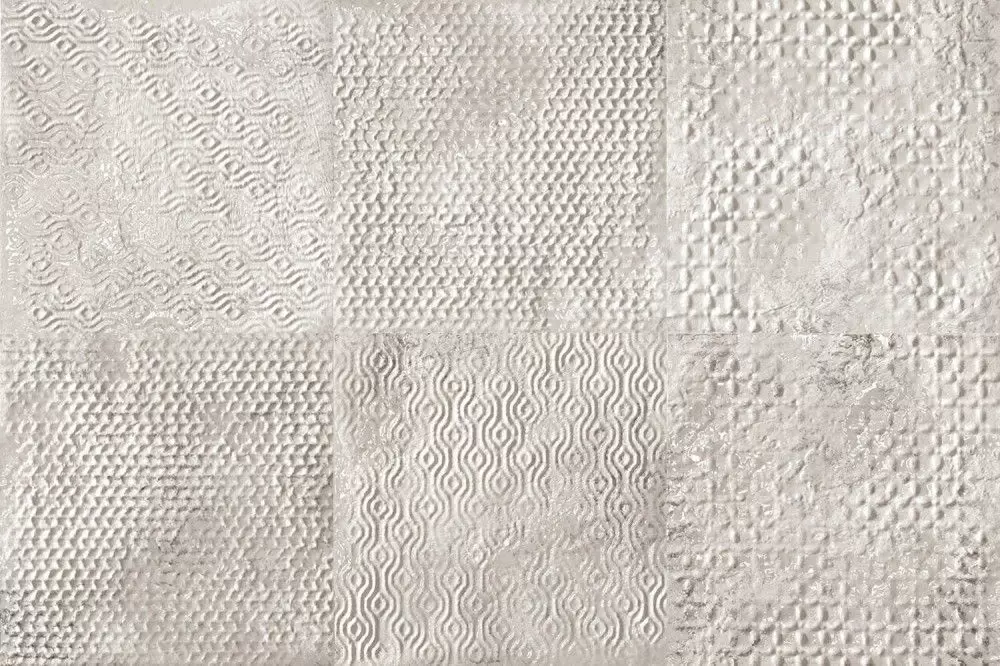 Панно настенное FAP Ceramiche Maku 20 Grid Whte Inserto Mix 6