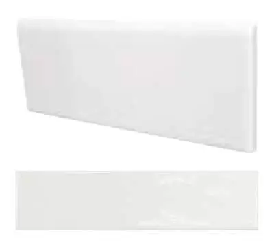 Плинтус Equipe Cottage Bullnose WHITE 7,5X15