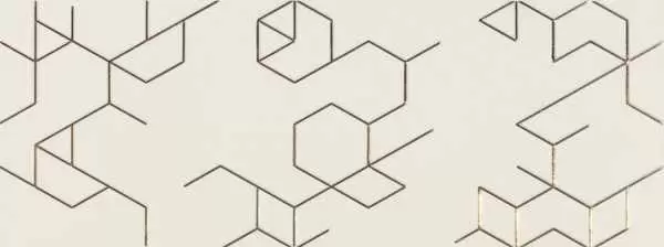 Декор настенный Azulev Clarity Dec. Polygon Marfil