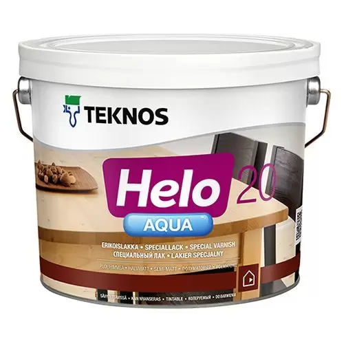 Лак полиуретановый Teknos Helo Aqua 20 2,7 л